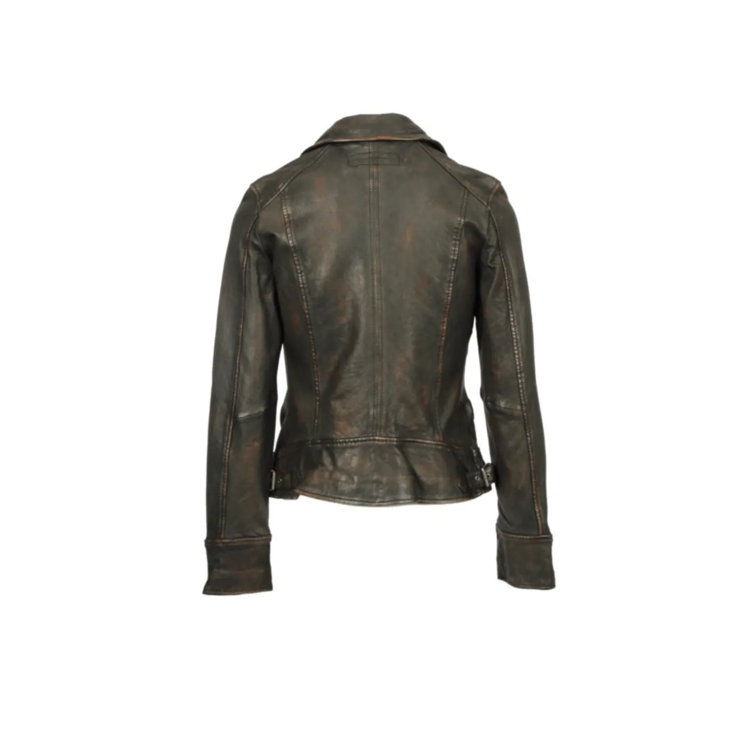 Oakwood Video 62065 blouson cuir marron vieilli