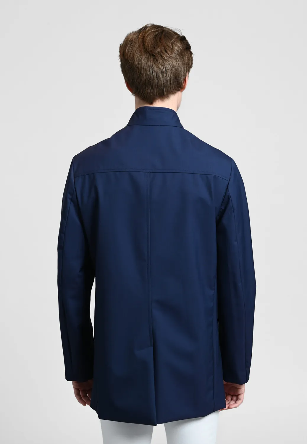 Pierre Talamon Pizon parka camo bleu imperméable