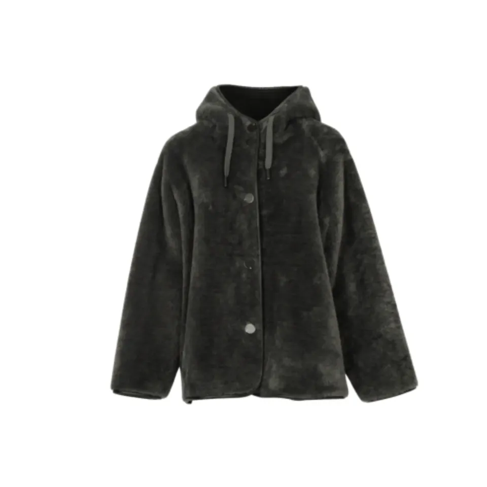 Oakwood Sopra 65255 veste fausse fourrure anthracite