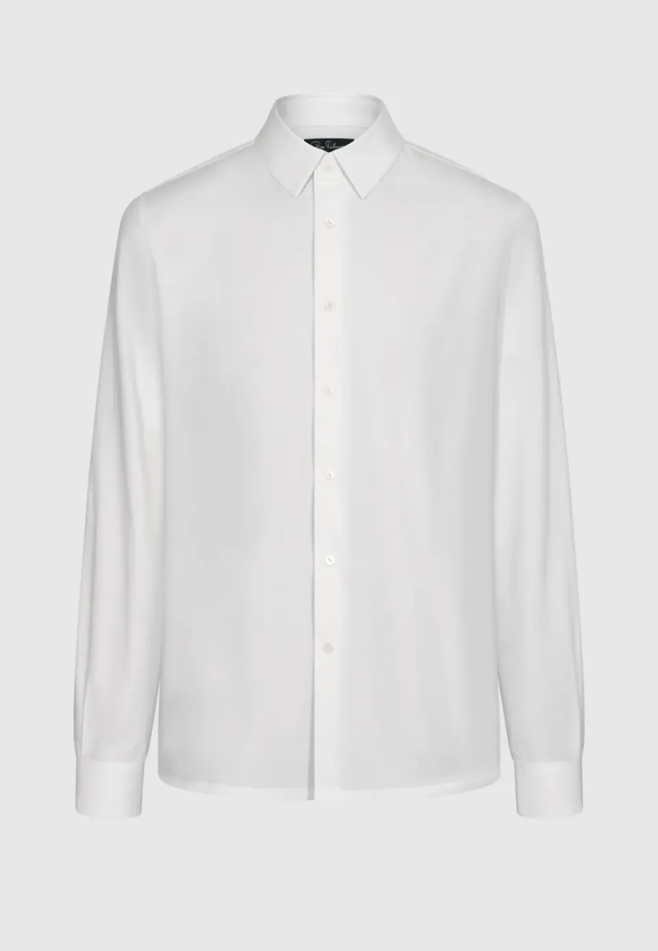 Pierre Talamon chemise col français popeline blanche coton