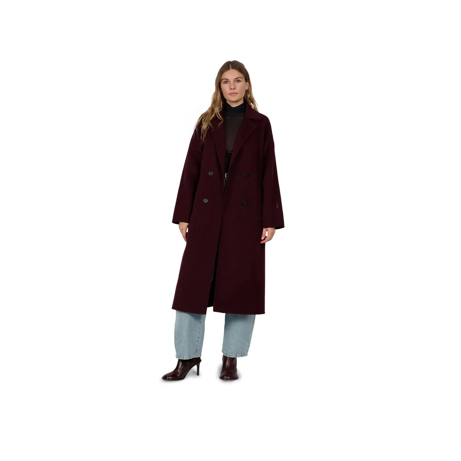 Oakwood Donnatella 65071 manteau porto laine mélangée