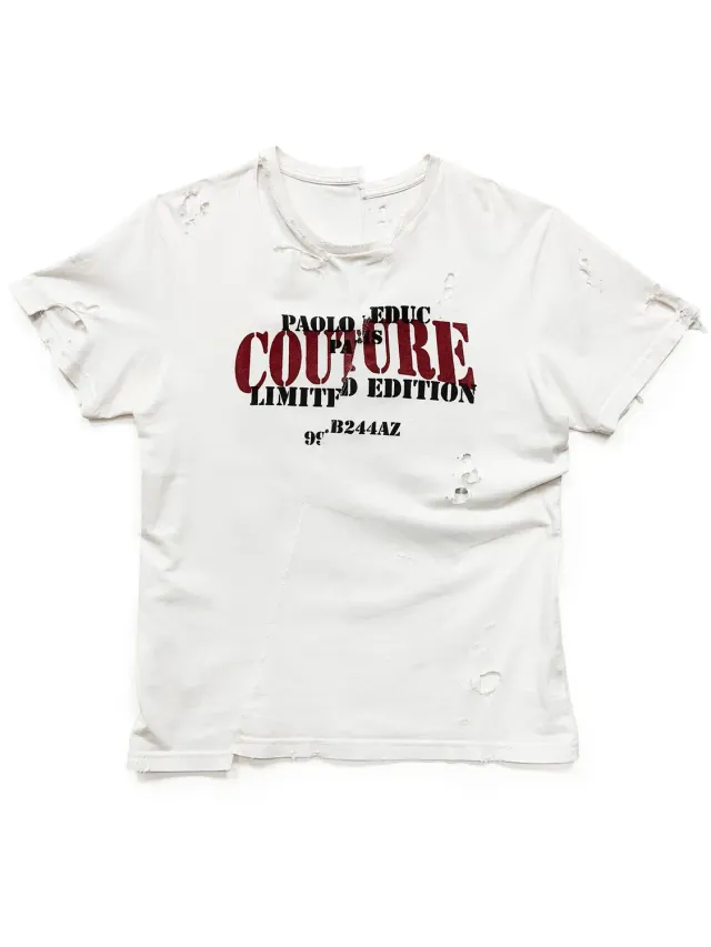 Paolo Leduc Shifted Couture t-shirt blanc bio