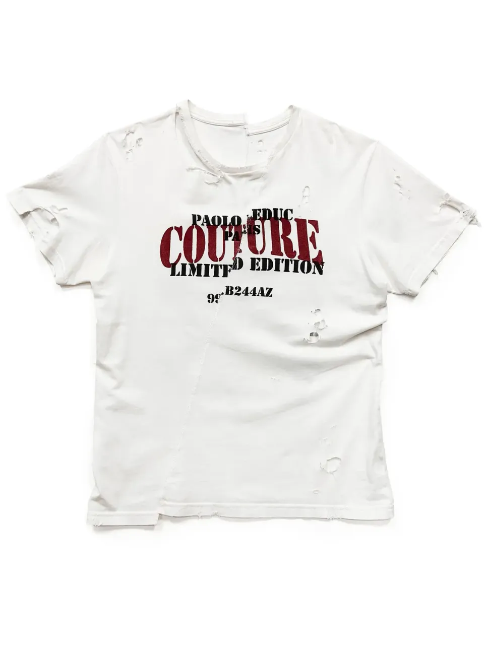 Paolo Leduc Shifted Couture t-shirt blanc bio