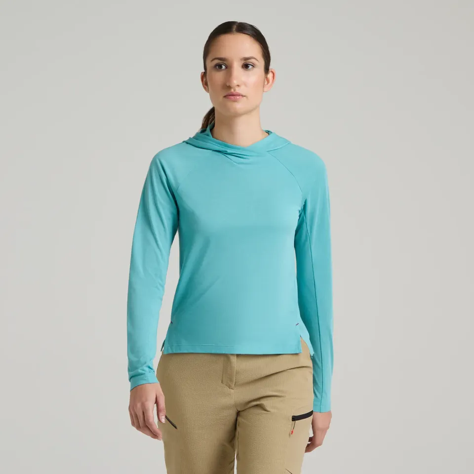 Montura Versante Hooded Maglia Woman sweat femme bleu doux