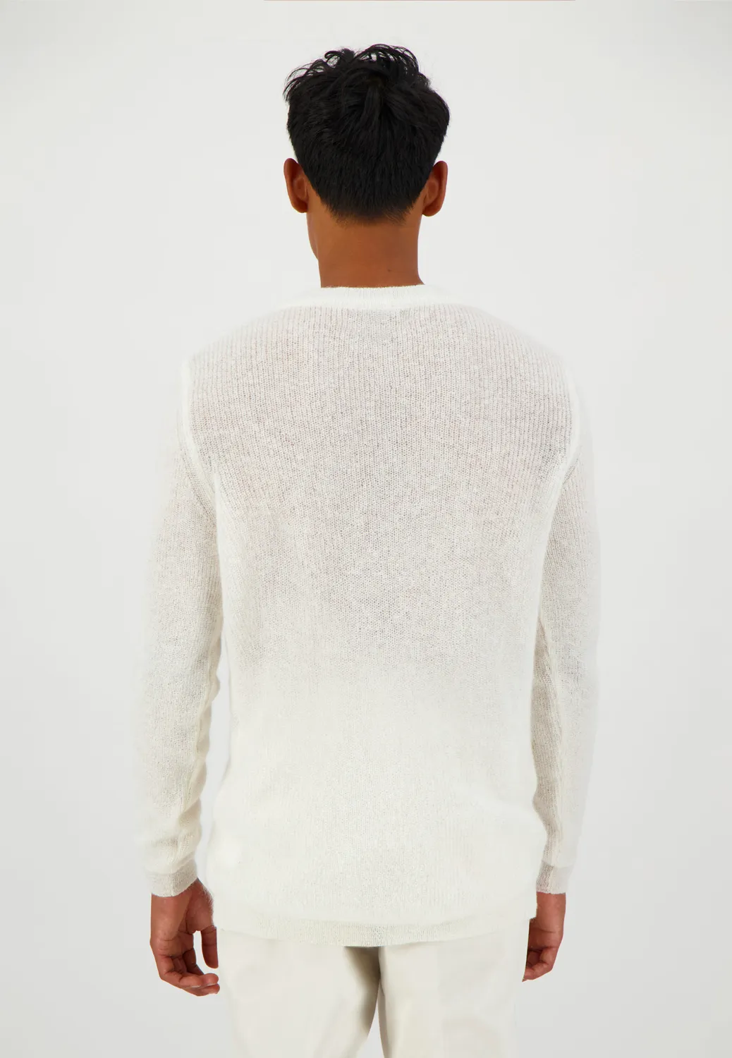Pierre Talamon mohair pull ivoire chaud hiver