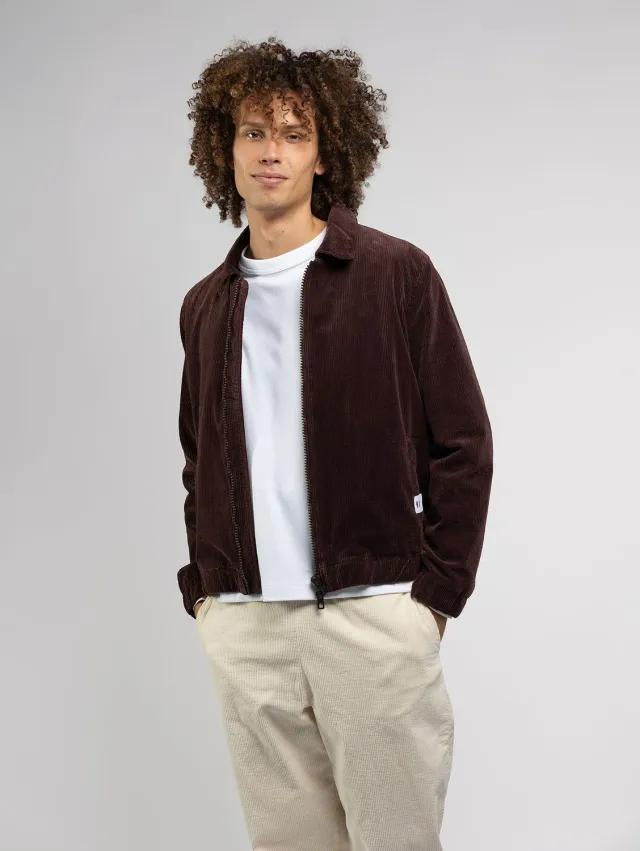 Cotelé Paris Isaac blouson chocolat velours coton bio