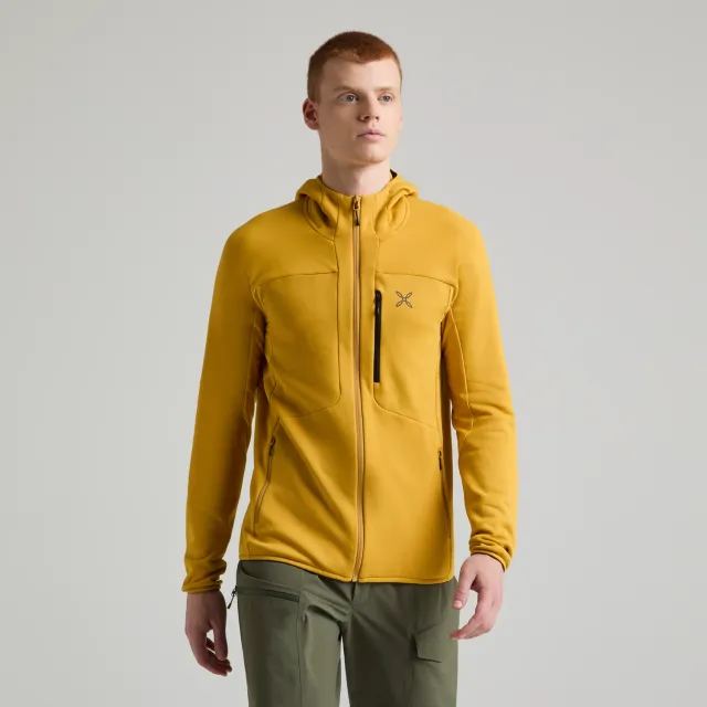 Montura Smooth 2 polaire capuche mustard