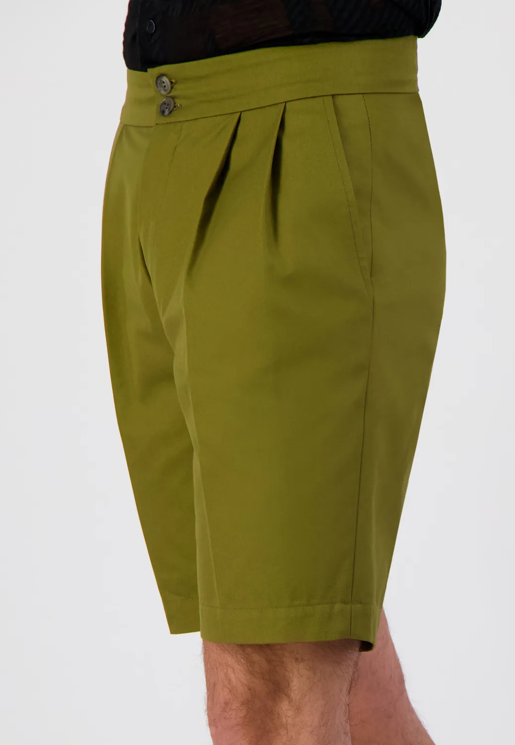 Pierre Talamon Jaa2 bermuda kaki homme