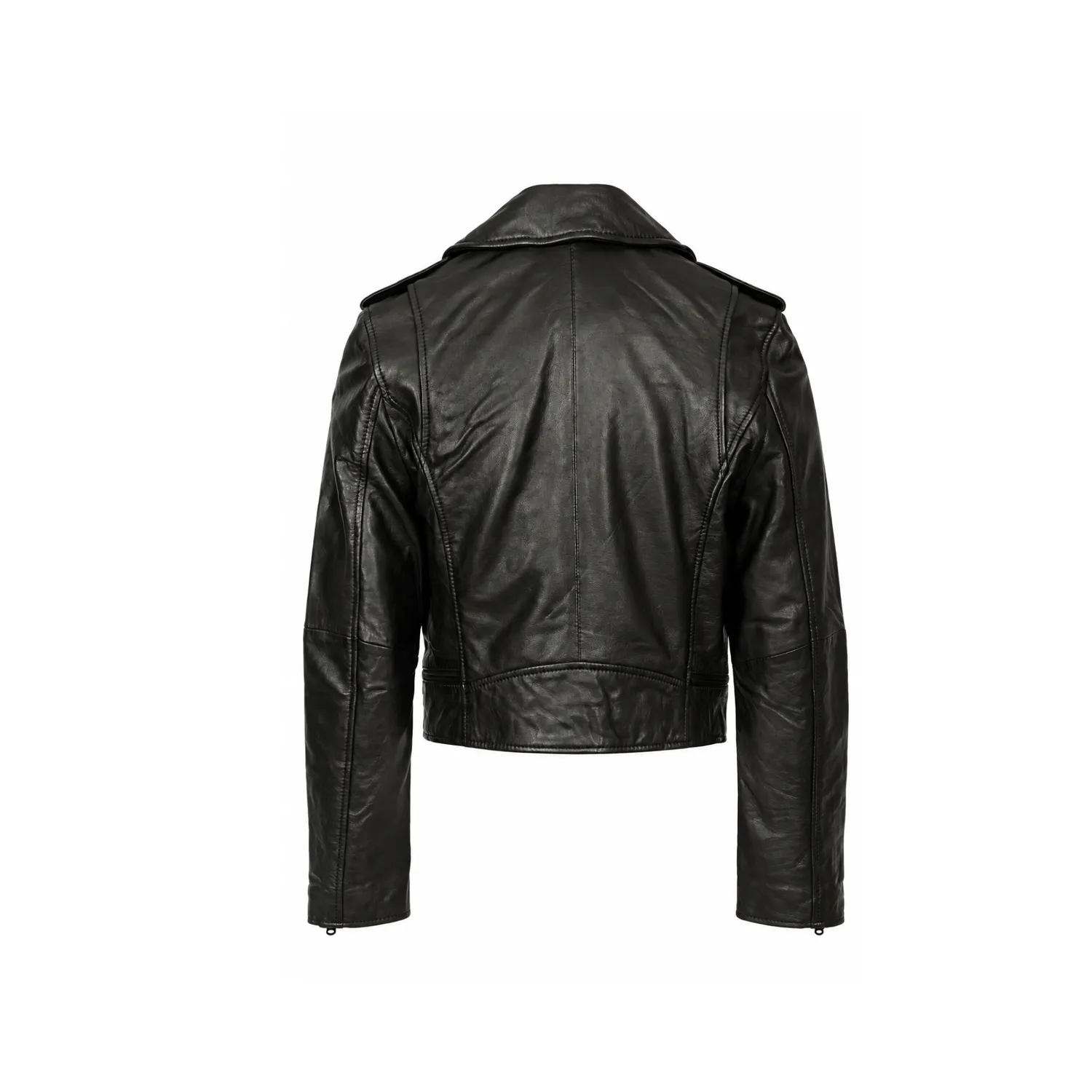 Oakwood Yoko 65336 blouson cuir noir court slim zip