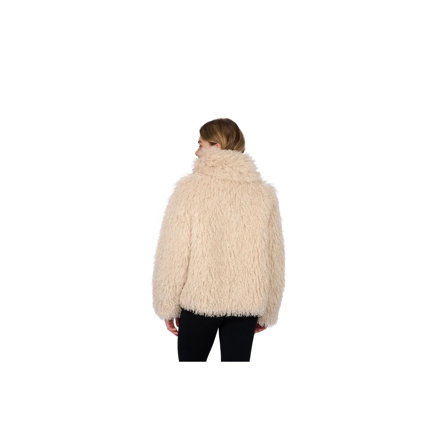 Oakwood Kyoto 65263 veste courte beige fausse fourrure