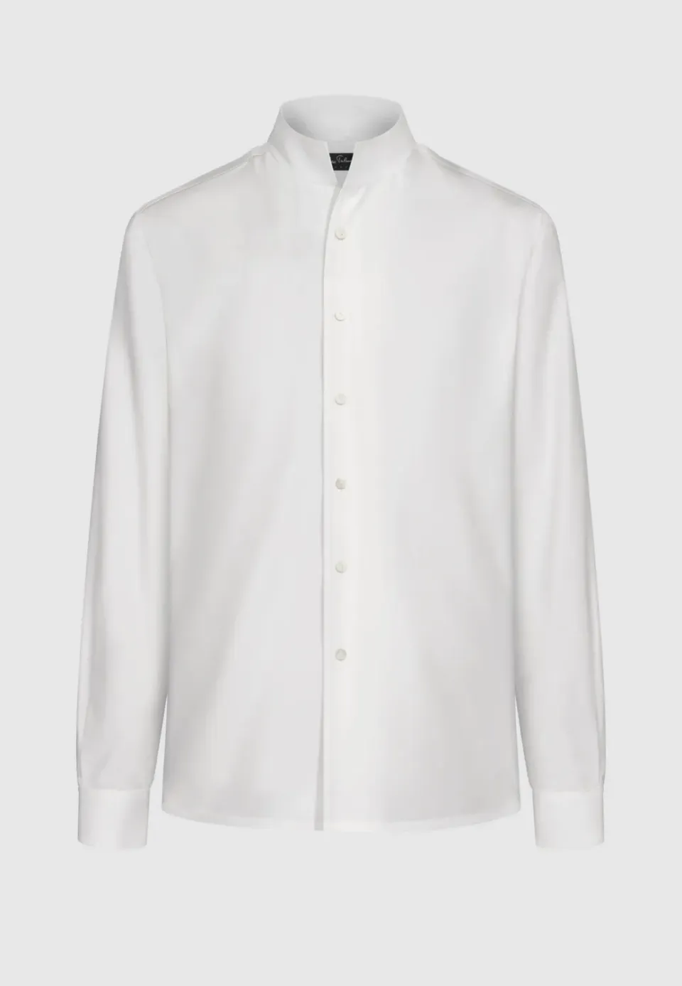 Pierre Talamon col tulipe popeline chemise blanche