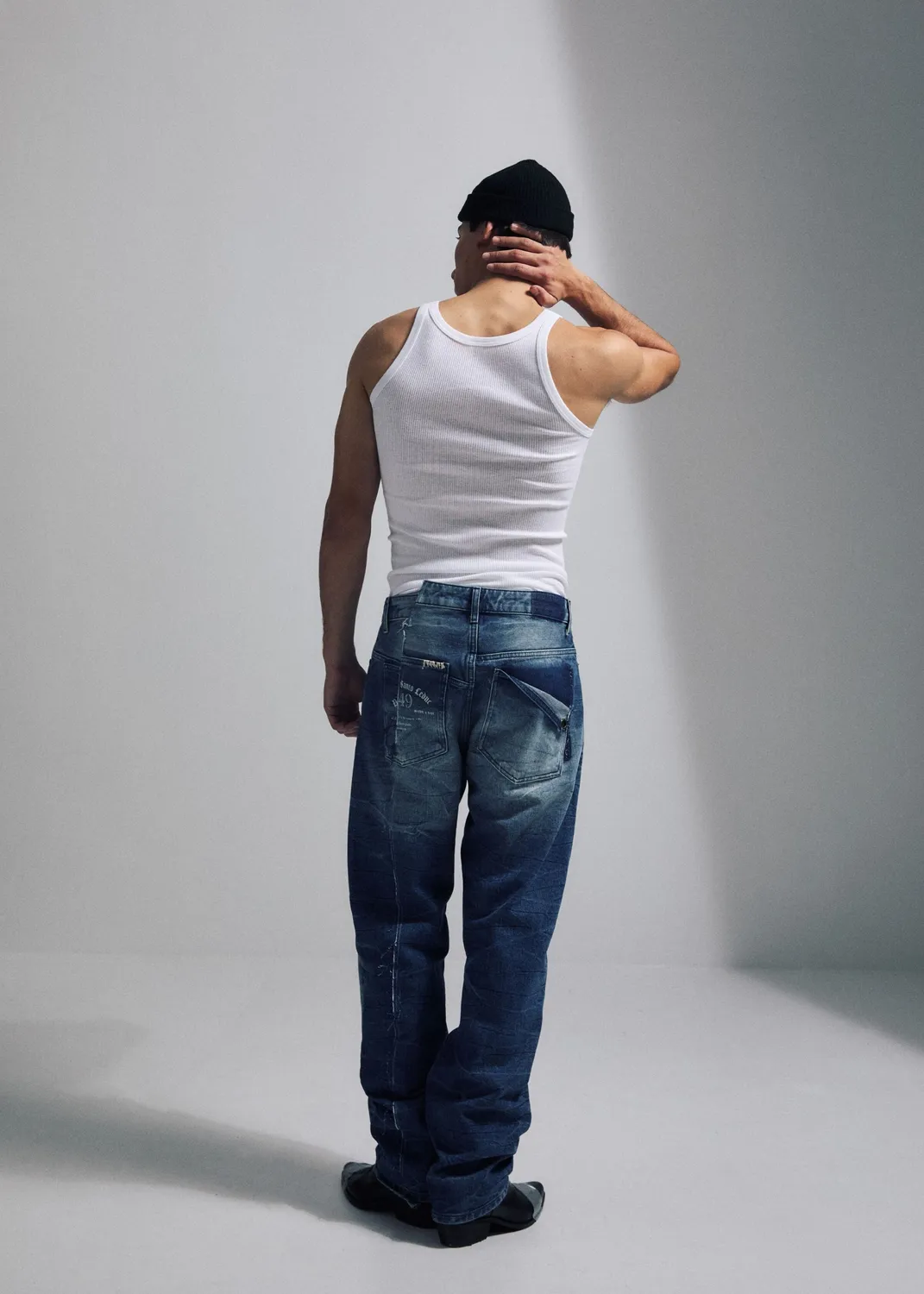 Paolo Leduc Shifted Couture jean bleu denim lourd