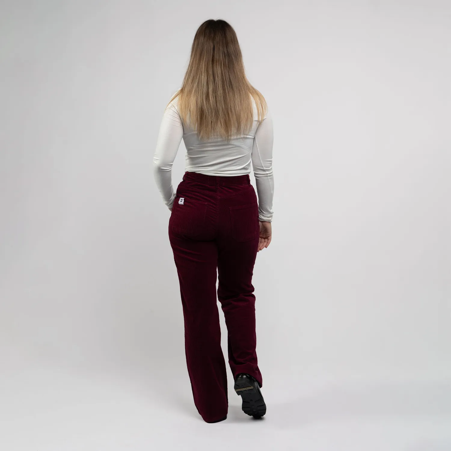 Cotelé Paris Flare Prune pantalon flare prune