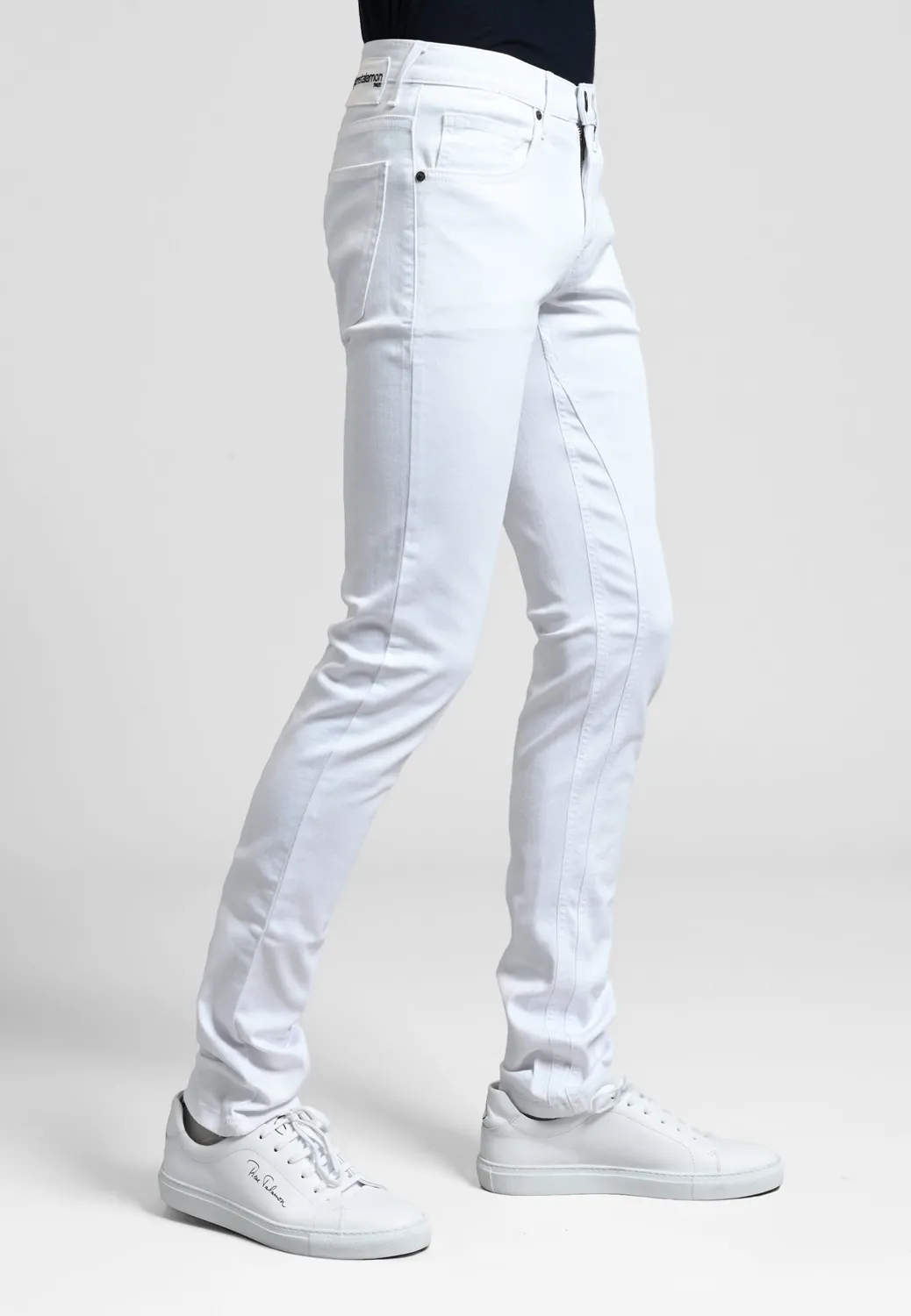 Pierre Talamon Zen White jean blanc coupe droite