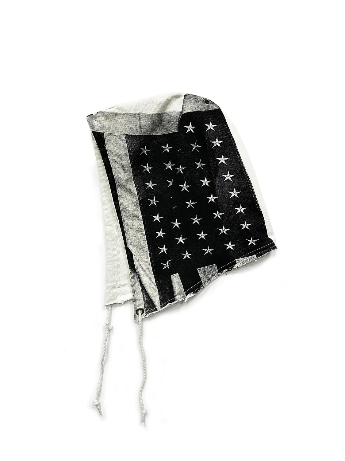 Paolo Leduc Lost Flag capuche blanc vintage coton