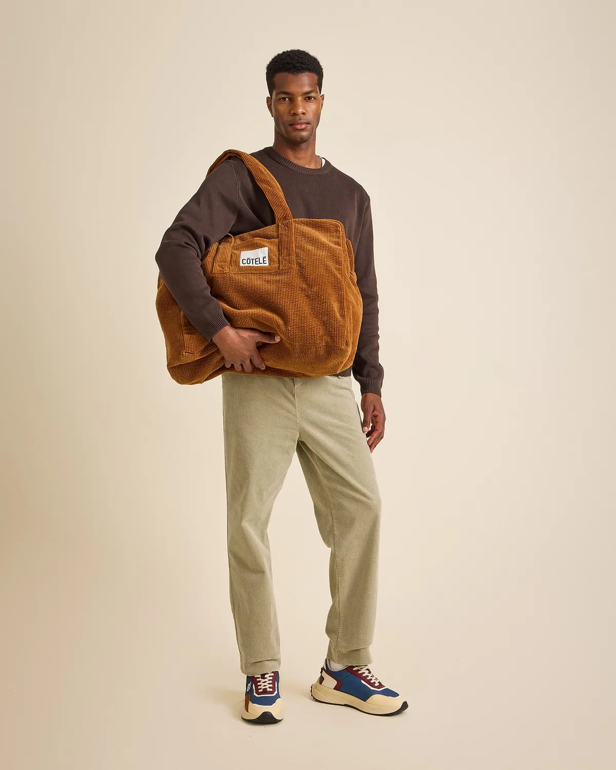 Cotelé Paris Chihiro Camel sac voyage 50 cm
