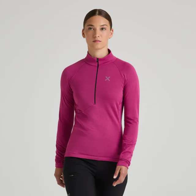 Montura Peak Power Anorak polaire femme baton rouge