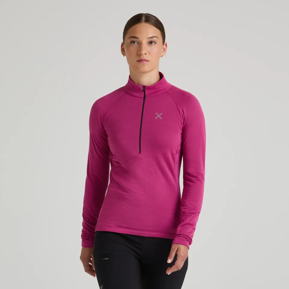 Montura Peak Power Anorak polaire femme baton rouge