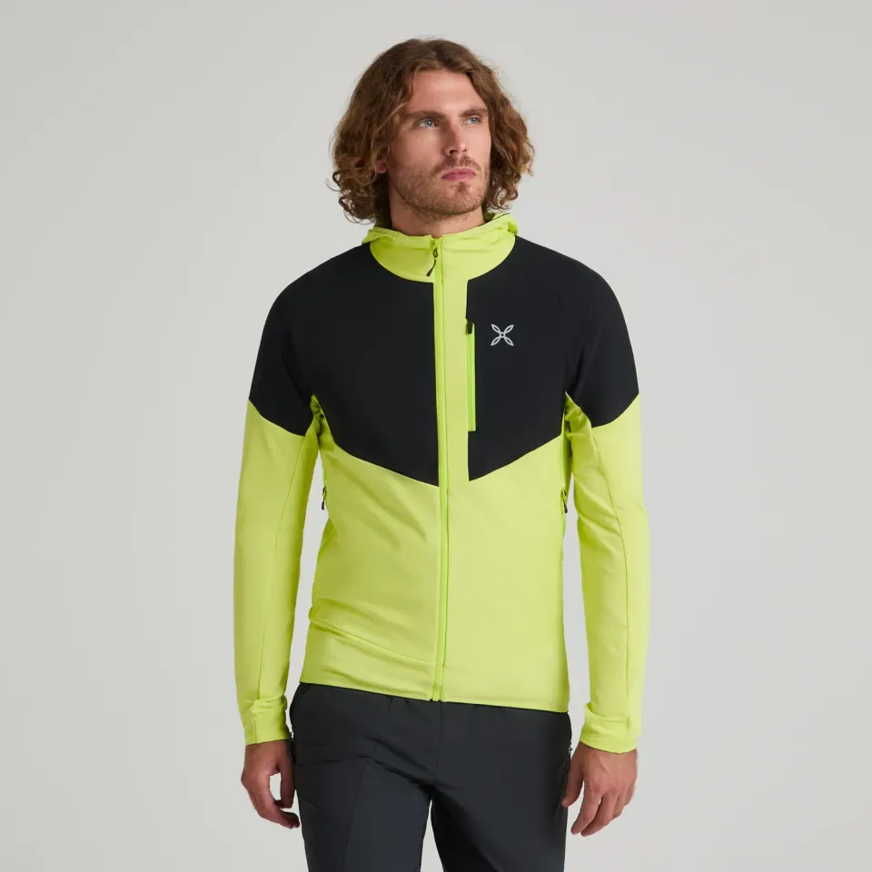 Montura Spitze polaire escalade à capuche noir zip respirant