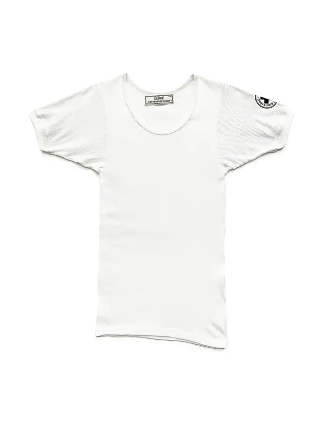 Paolo Leduc Black Cross t-shirt coton blanc