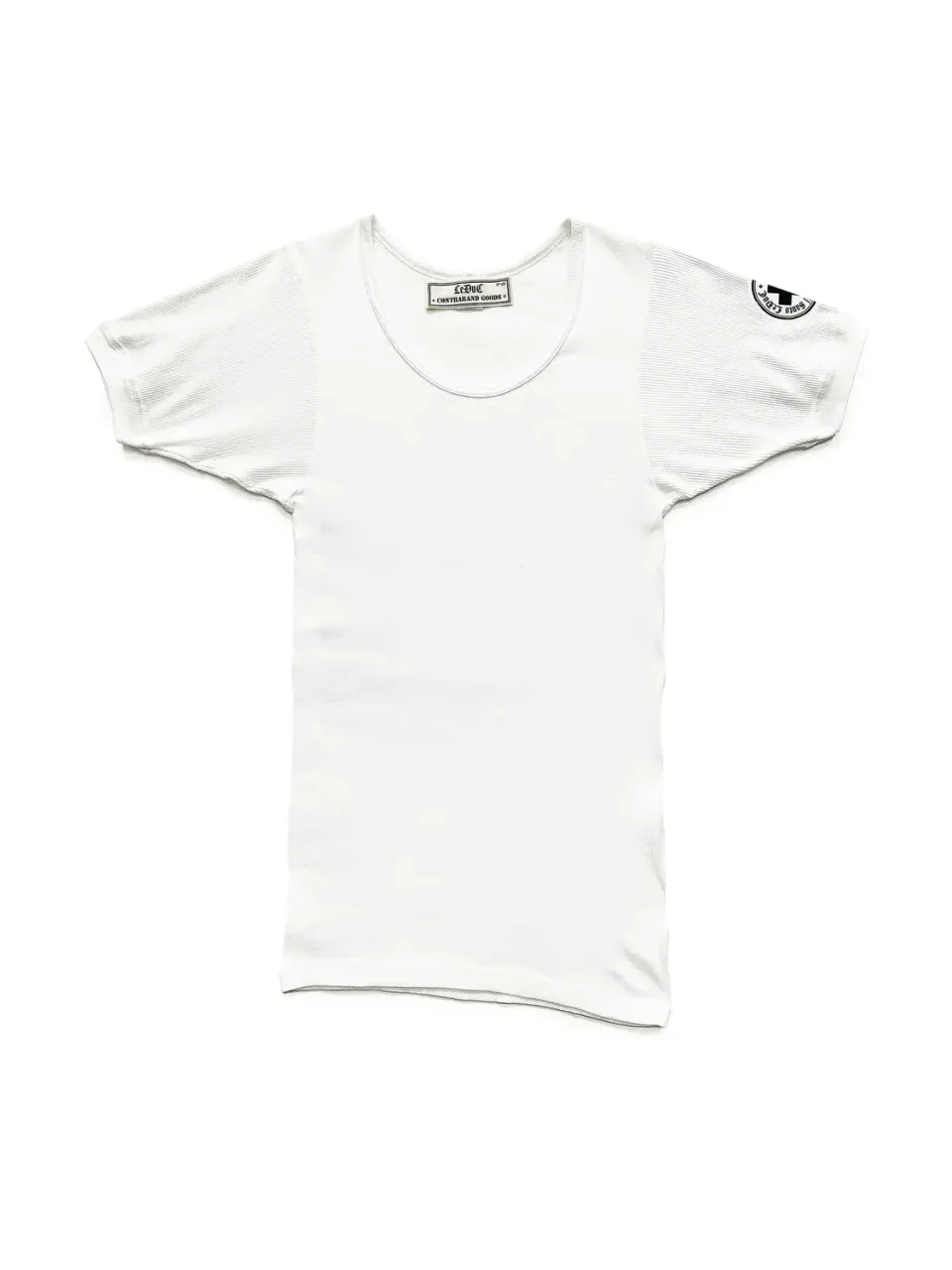 Paolo Leduc Black Cross t-shirt coton blanc