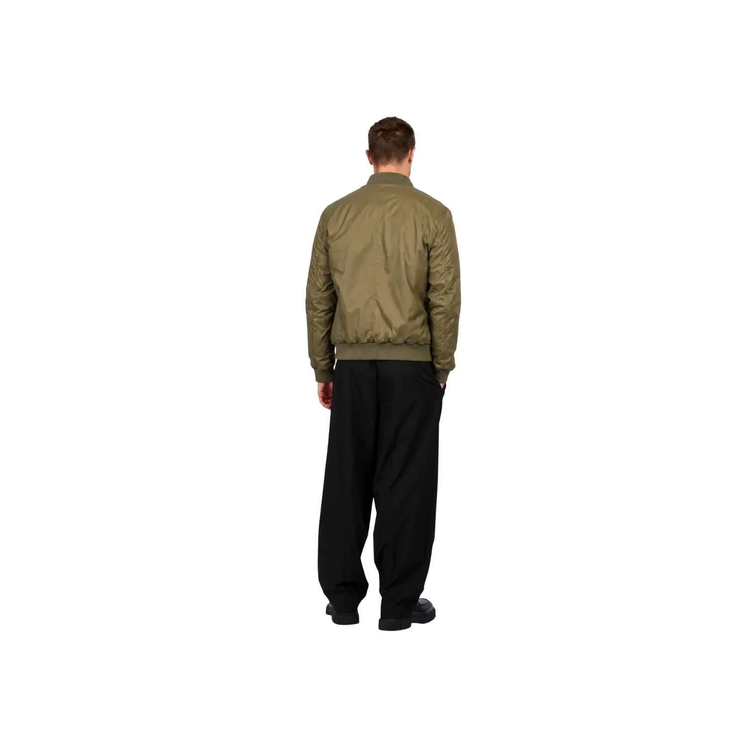 Oakwood Dylan 65208 blouson cuir réversible kaki-marron