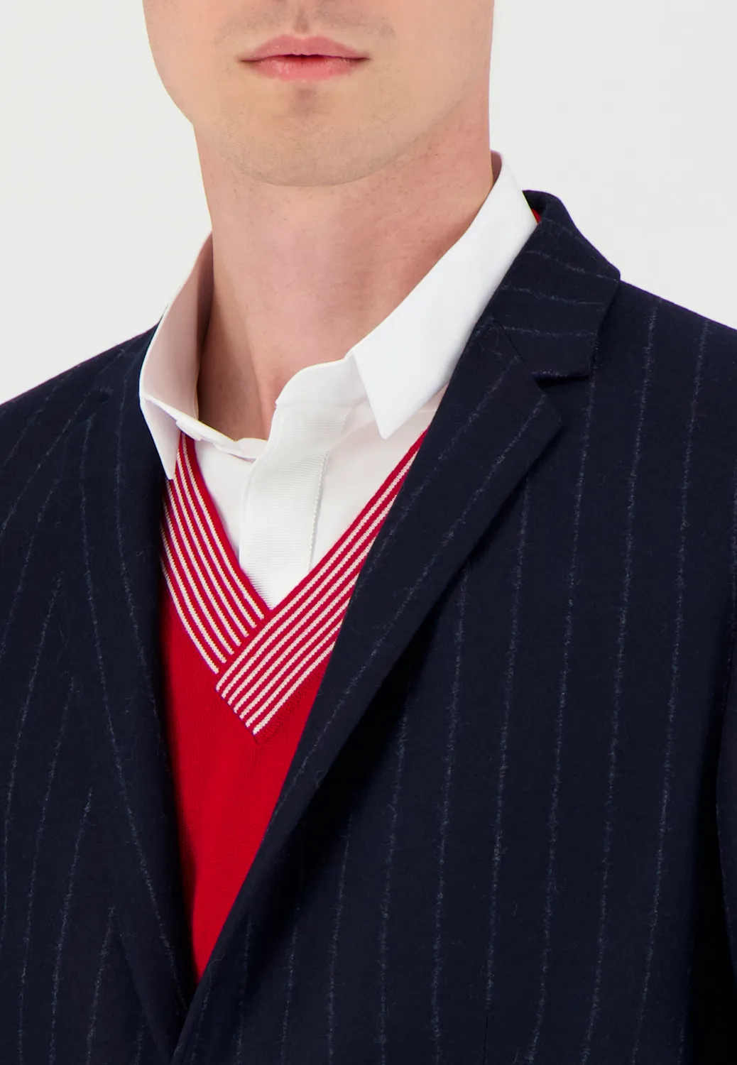 Pierre Talamon Rayée Bleu Marine veste homme rayée