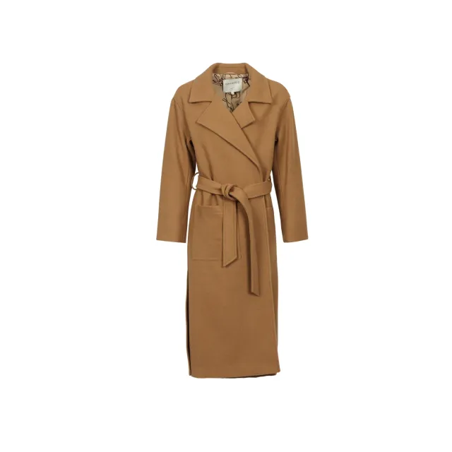Oakwood Reality 65362 manteau café ceinture laine