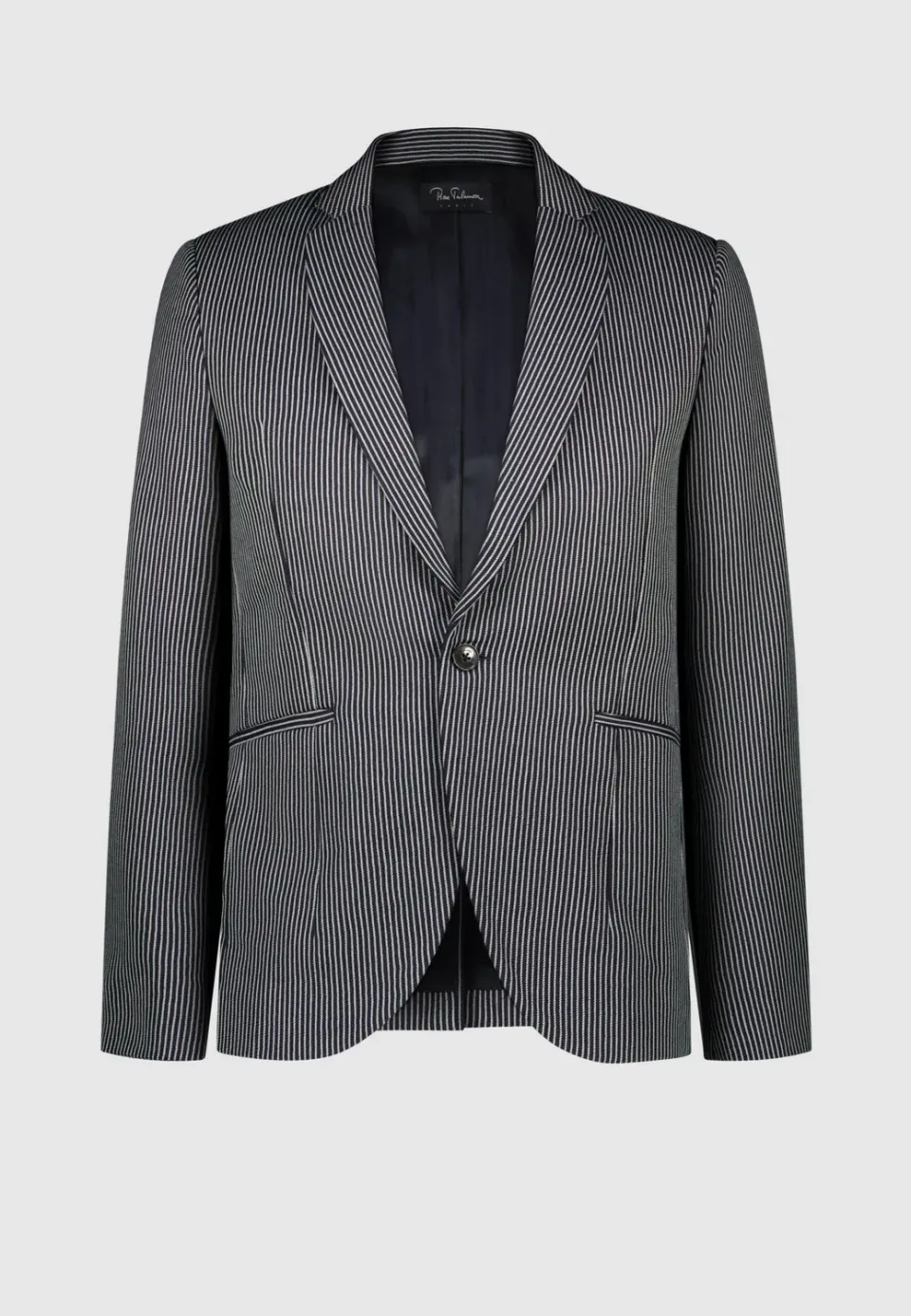 Pierre Talamon veste rayée marine tailleur