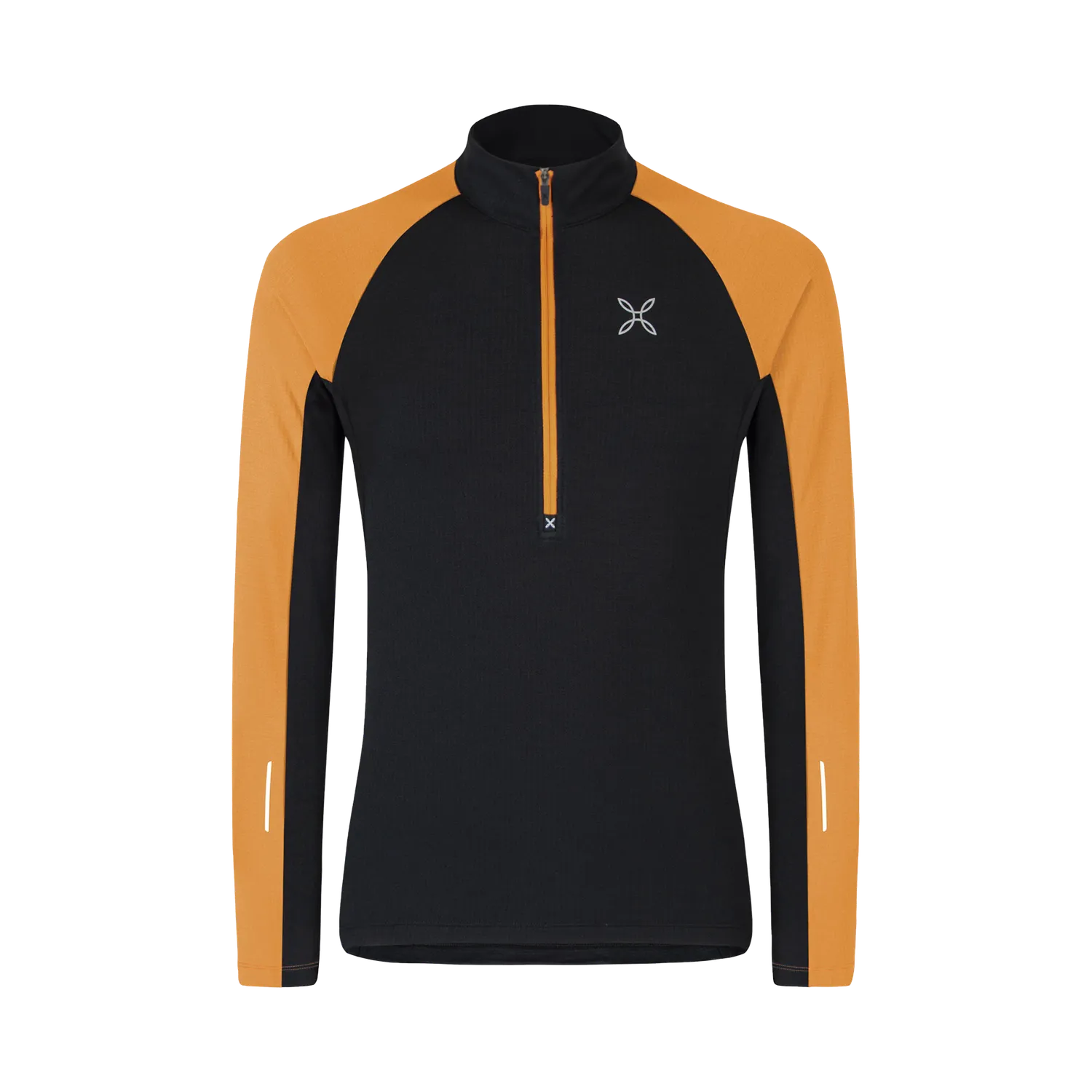 Montura Run Soft Zip pull trail orange respirant Polartec