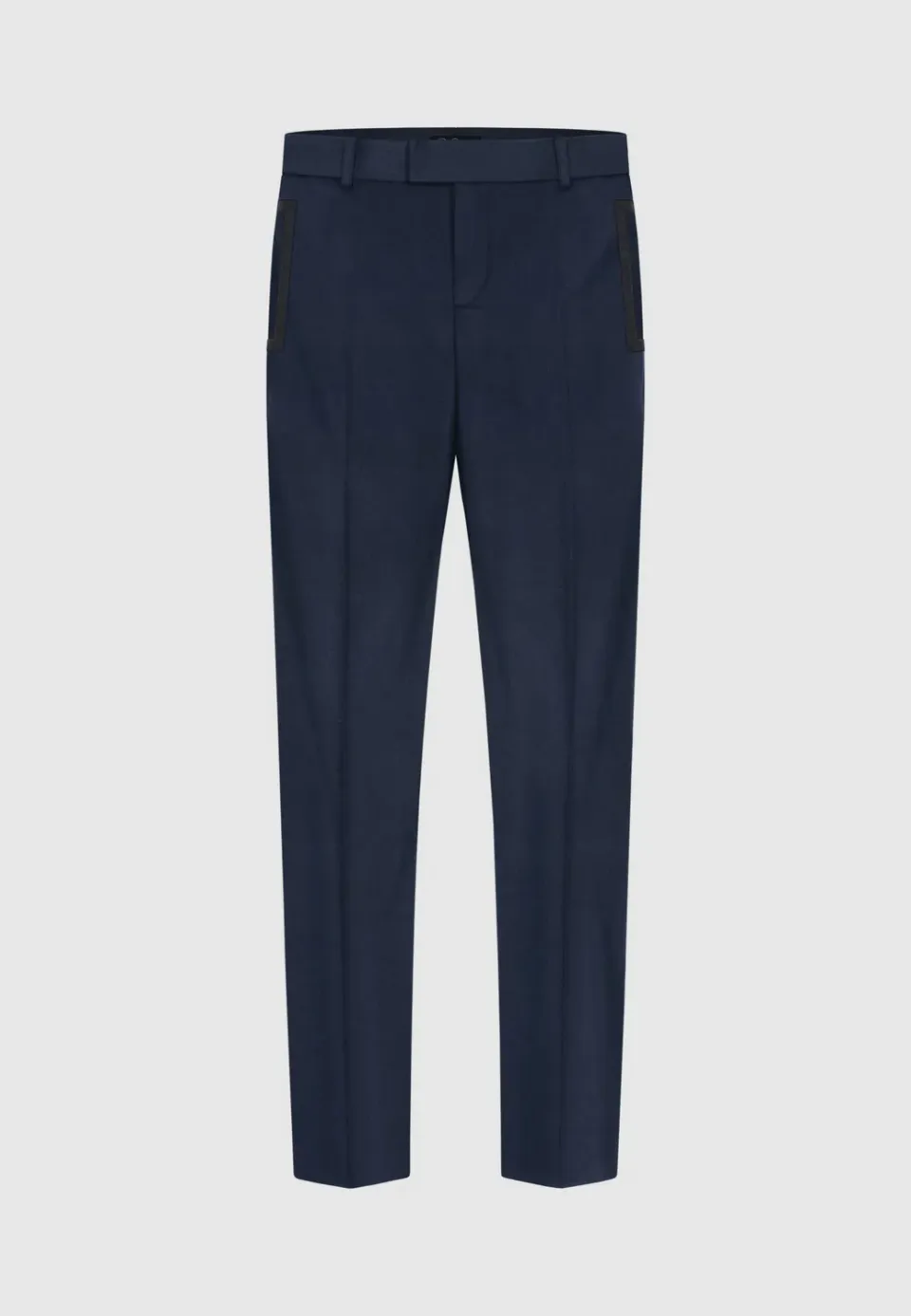 Pierre Talamon pantalon flanelle laine bleu