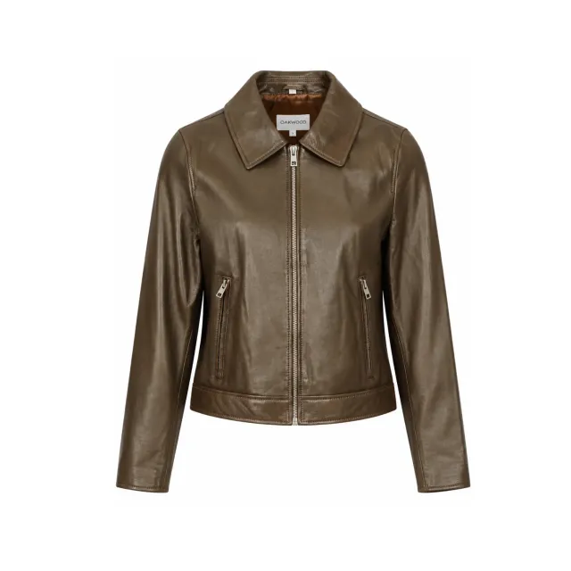 Oakwood Laly 65328 blouson cuir marron mouton