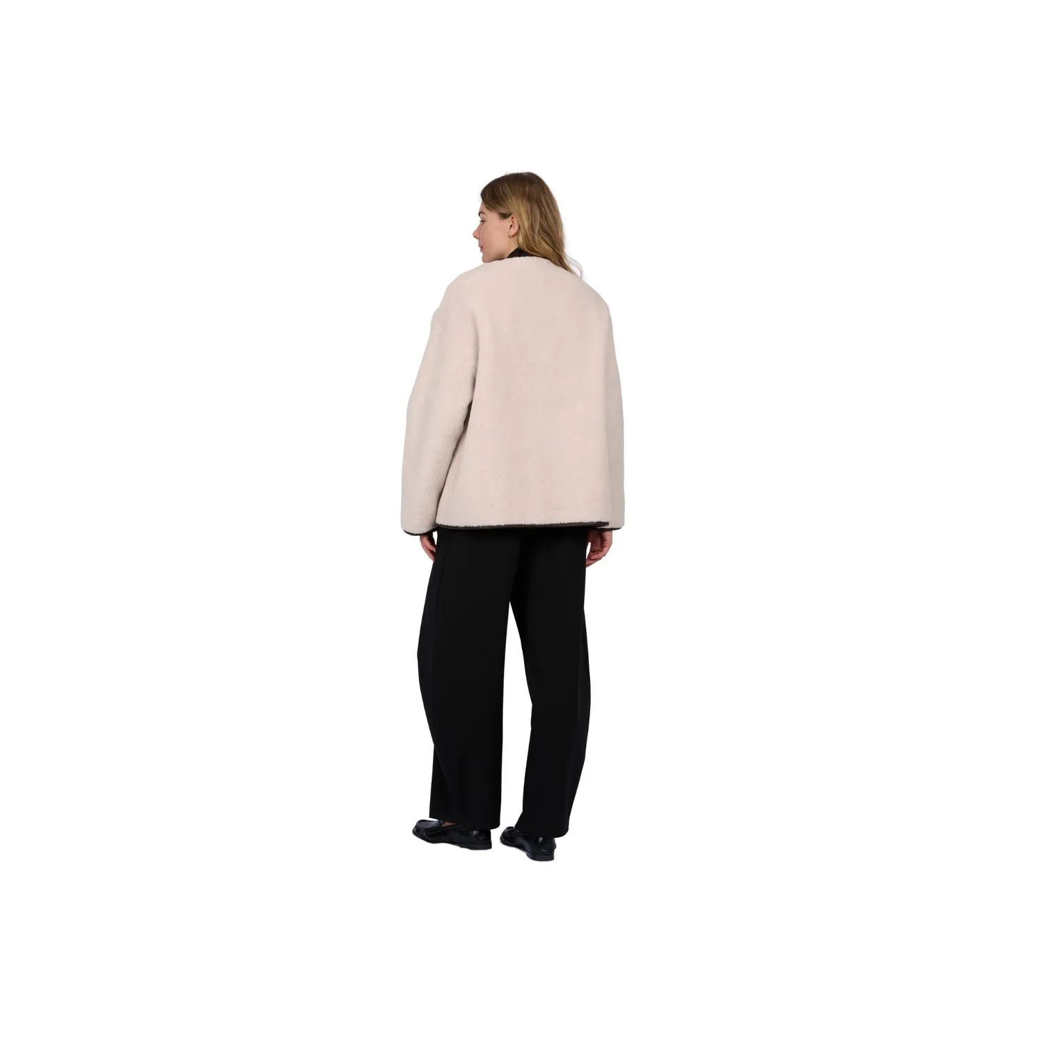 Oakwood Hermine veste fausse fourrure tabacco