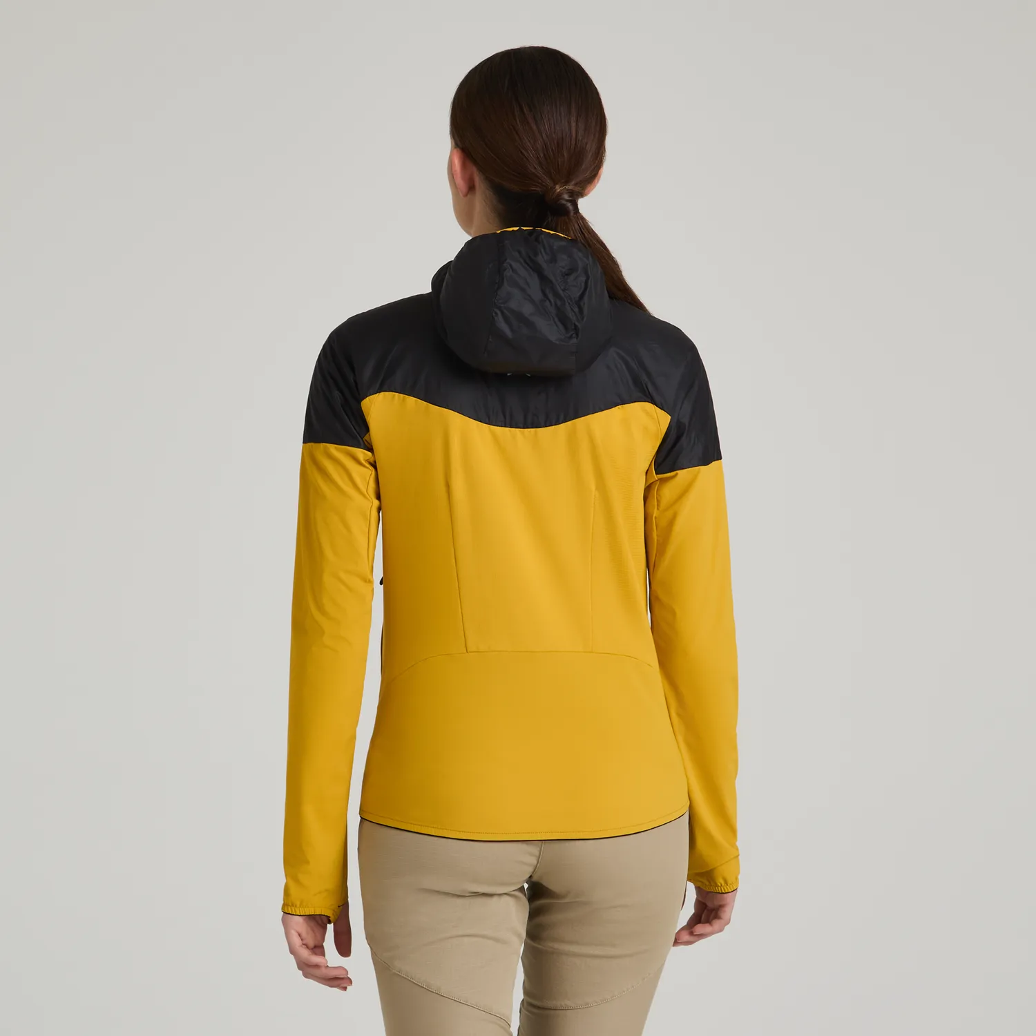 Montura Spitze Hybrid veste femme tabac coupe-vent chaude