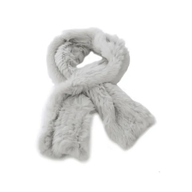 Oakwood Virtuose 63082 écharpe fourrure gris clair lapin