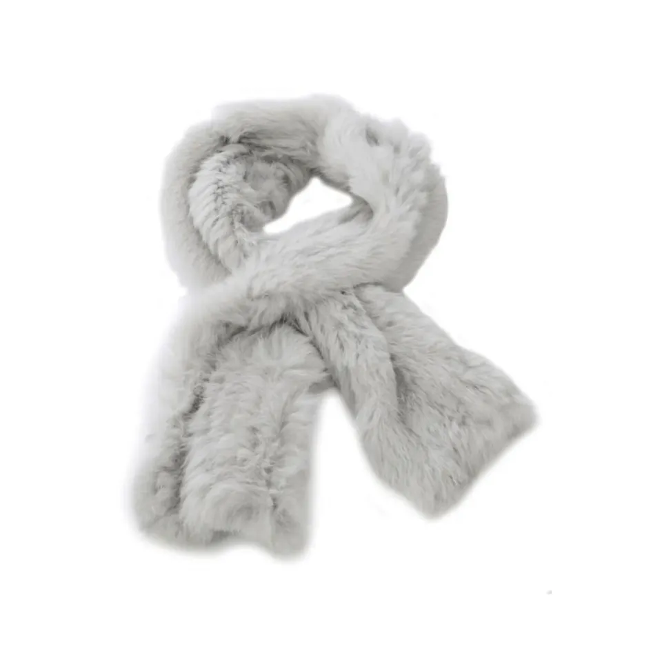 Oakwood Virtuose 63082 écharpe fourrure gris clair lapin