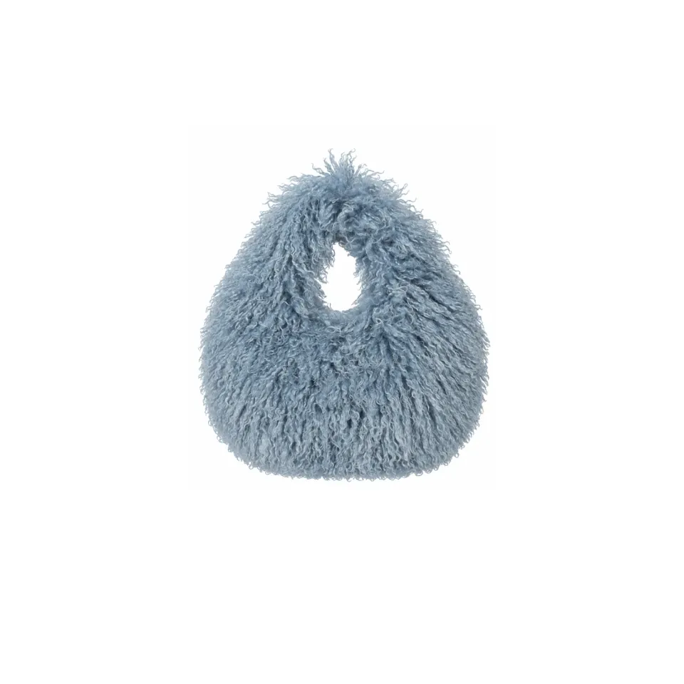Oakwood Spoty 65264 sac fausse fourrure bleu glacier