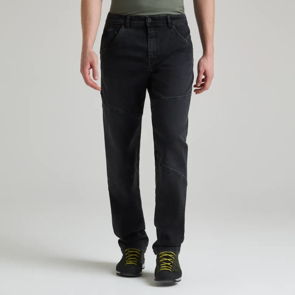 Montura Allez Black Denim Pants jean escalade noir stretch