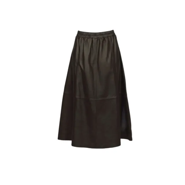 Oakwood Nahee 65102 jupe longue cuir choco