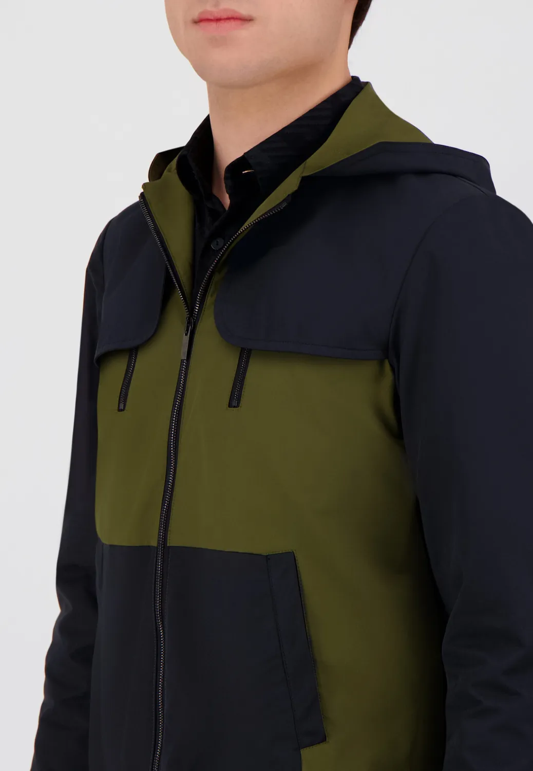 Pierre Talamon Alexandre blouson kaki noir