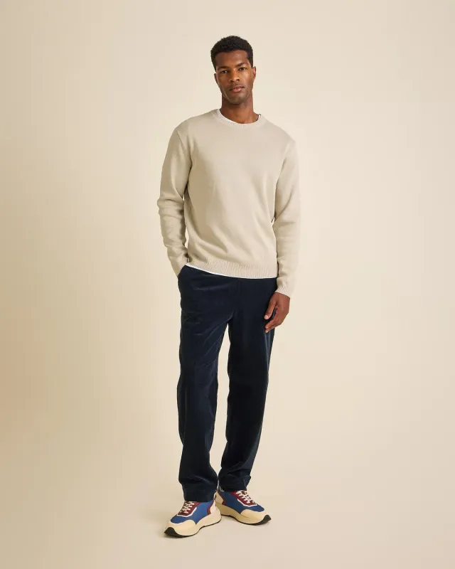 Cotelé Paris Lazy Navy pantalon velours homme