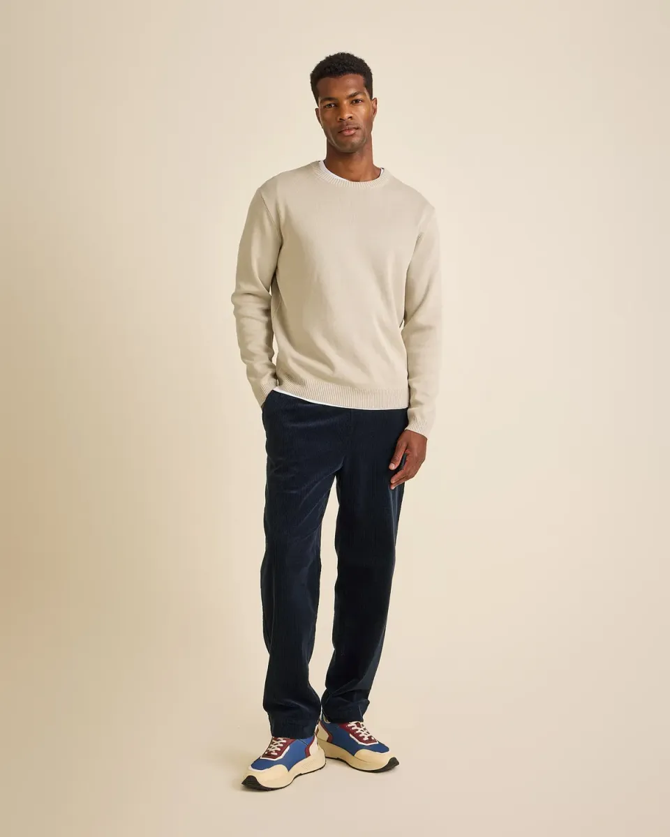 Cotelé Paris Lazy Navy pantalon velours homme
