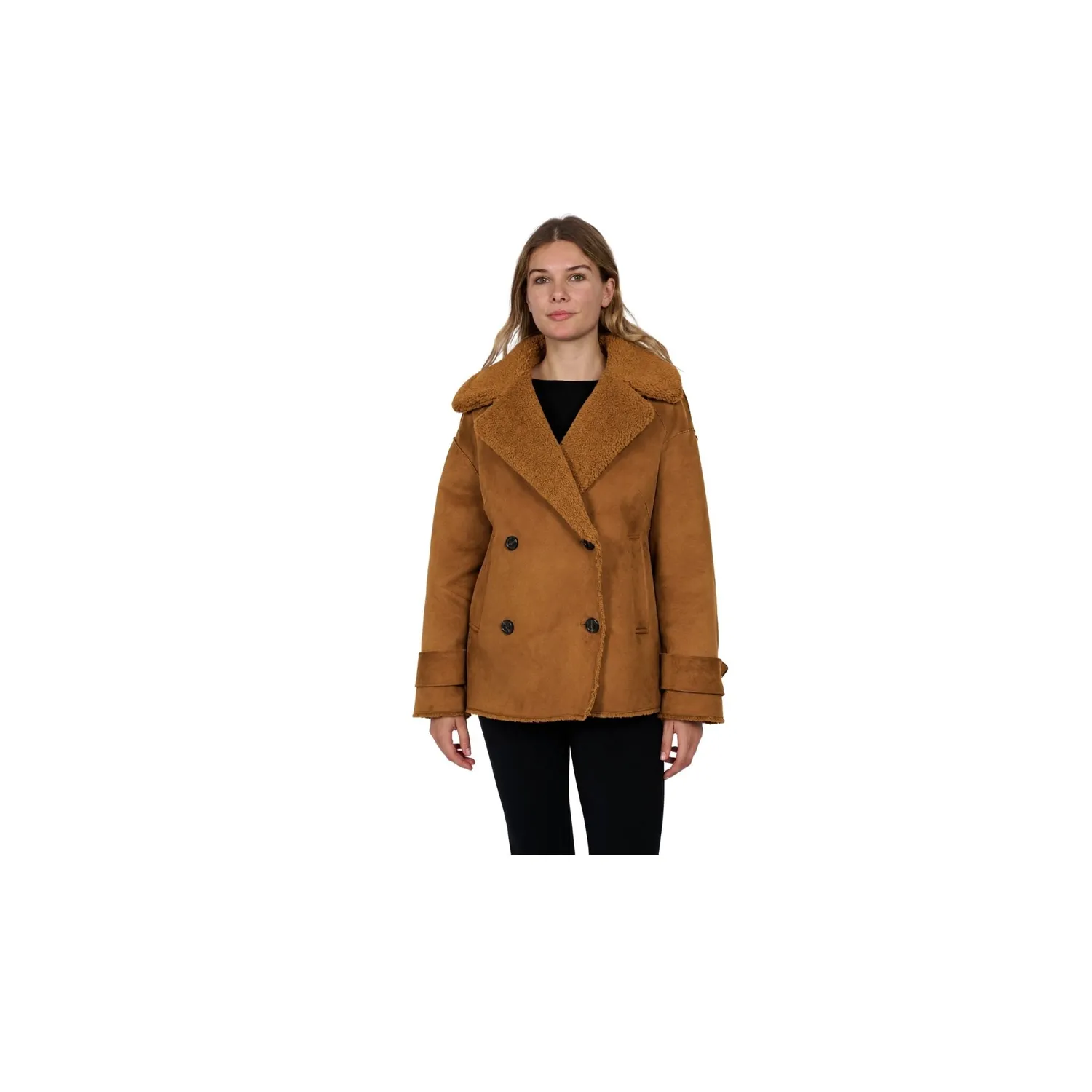 Oakwood Mundi veste fausse fourrure whisky