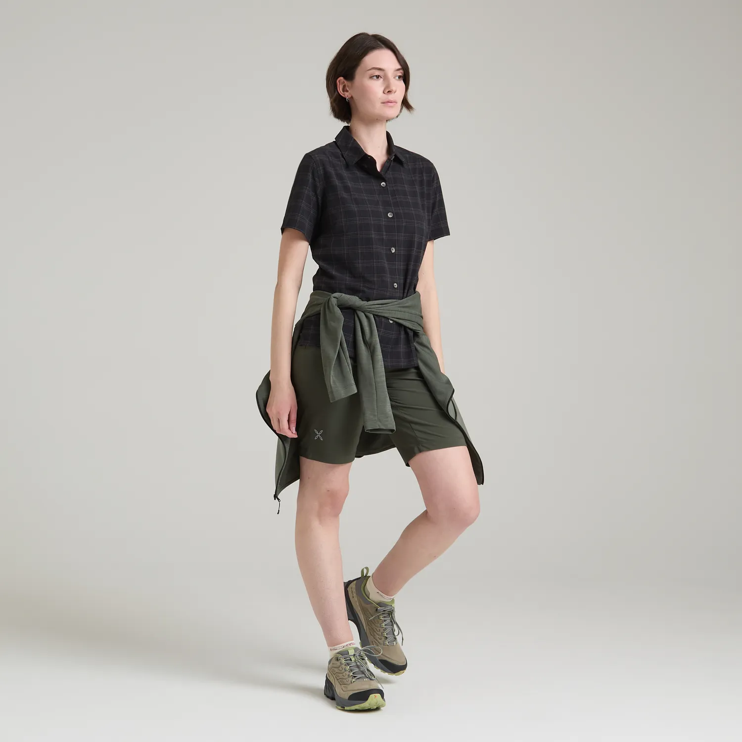 Montura Dolomiti chemise femme vert sauge manches courtes