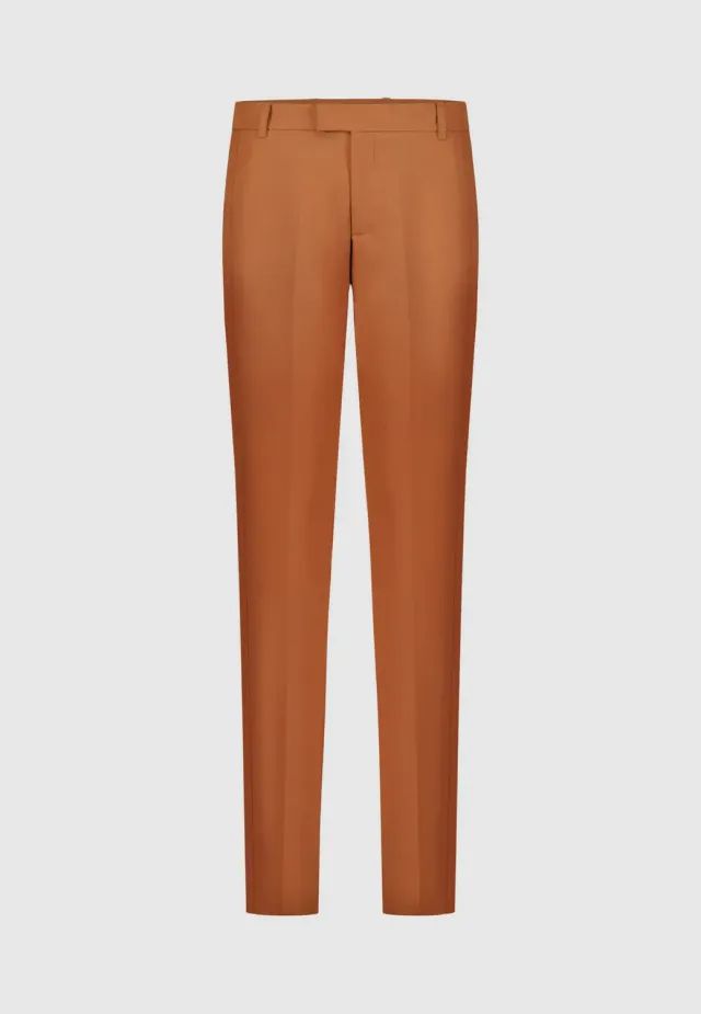 Pierre Talamon Yoke Brique pantalon homme brique