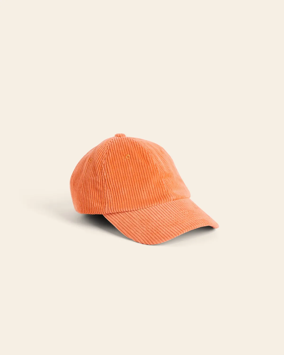 Cotelé Paris Casquette peach velours coton