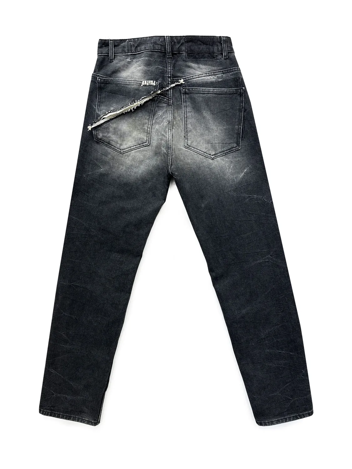 PAOLO LEDUC The Tamer jean noir coupe droite coton