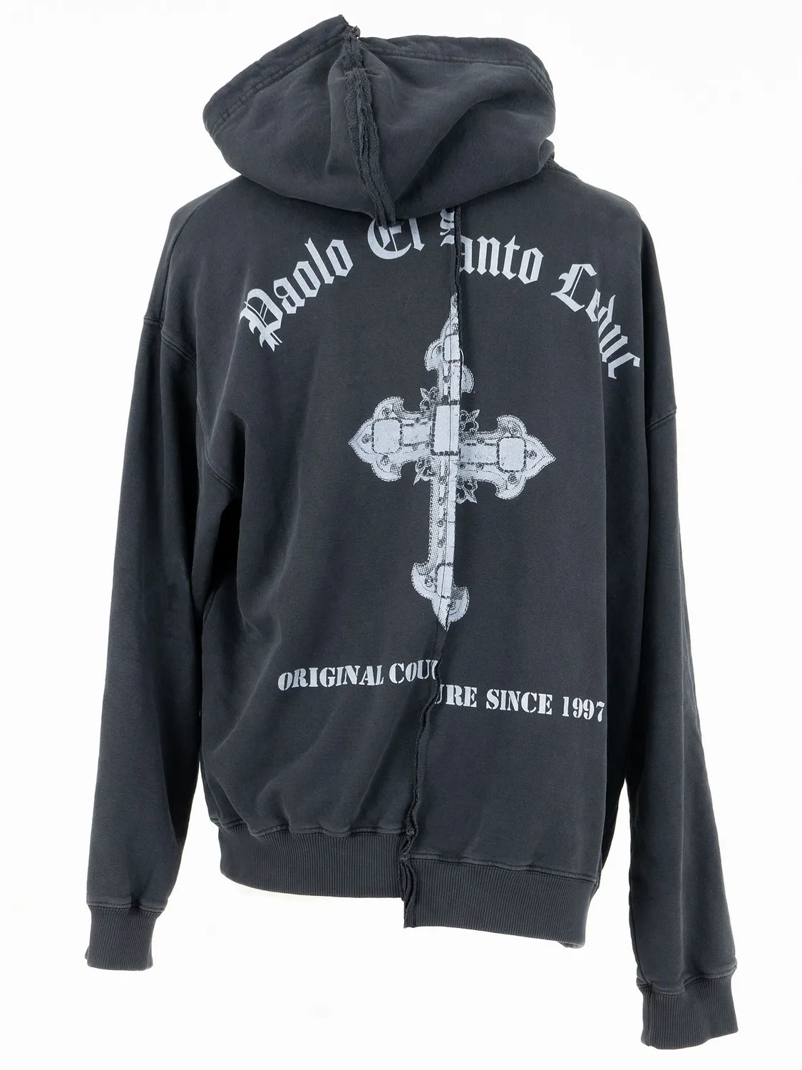 Paolo Leduc El Santo sweat capuche noir oversize