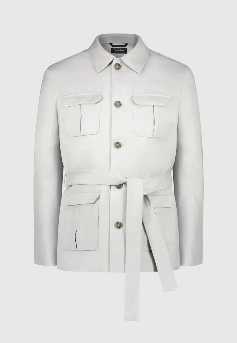 Pierre Talamon Veste Sahara Gris Argent Homme