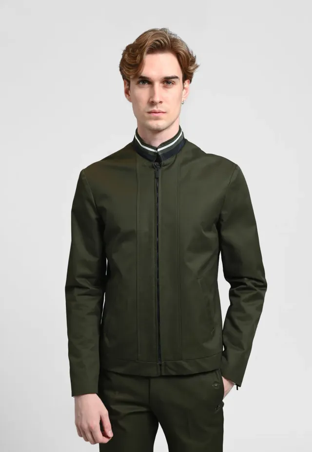 Pierre Talamon Bauer blouson kaki prêt à porter